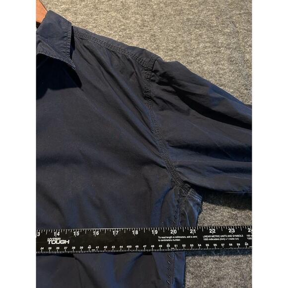 Robert Graham Shirt Blue Men's Large Tailored Fit (FITS LIKE A MEDIUM) - Picture 5 of 7